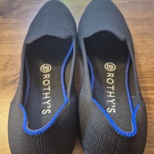 Rothy's round toe Black Flats